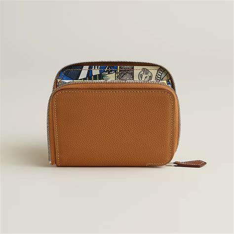 hermes silk in compact wallet ราคา|Hermès.